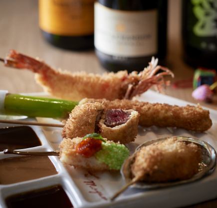 【飲み放題付き】最上の串15品コース