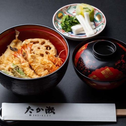 お昼のお食事 天丼