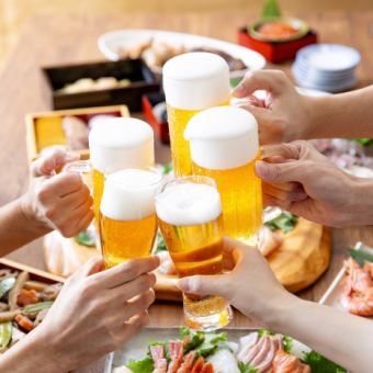 【生ビール付3時間飲み放題】握り寿司付き焼き鳥食べ放題◎全29品【4500円→3500円】