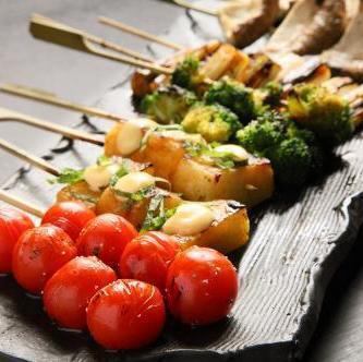 野菜串盛り合わせ(5本)