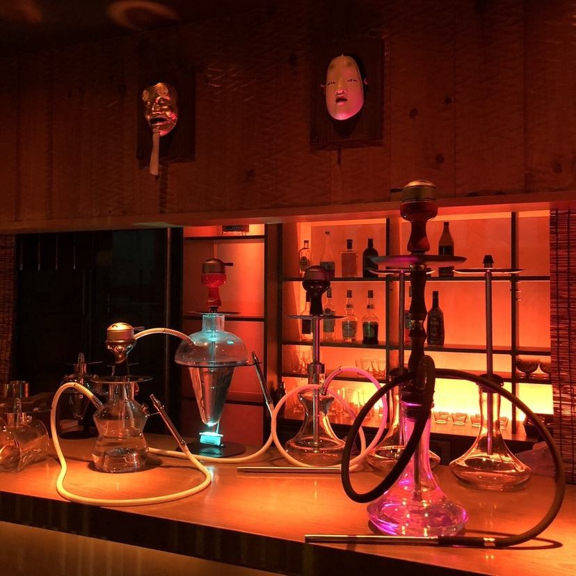 Right next to Shintenchi Park! A popular shisha shop is now available! Let's chill♪