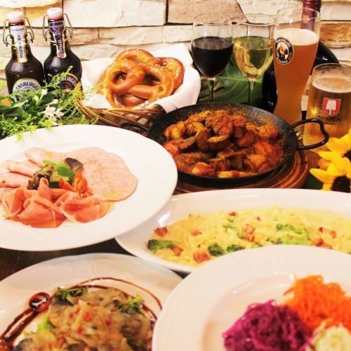 [Individually served] We have a wide variety of courses with 8 dishes and 3 hours of all-you-can-drink, ranging from 6,000 yen to 10,000 yen!