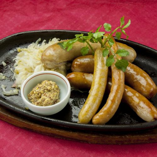 Assorted 5 kinds of sausages