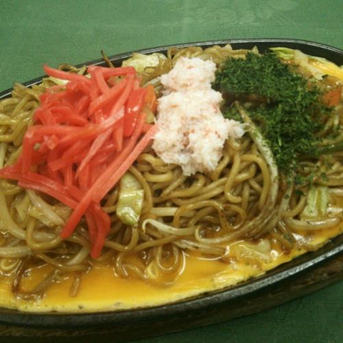 Teppan fried noodles