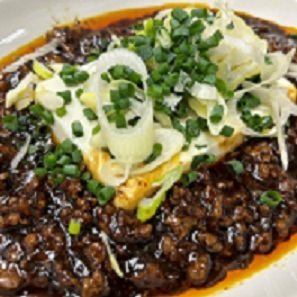 Mapo tofu is a popular lunch item.