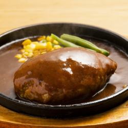 Demi-glace three-star hamburger steak