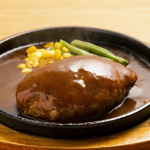 Demi-glace three-star hamburger steak