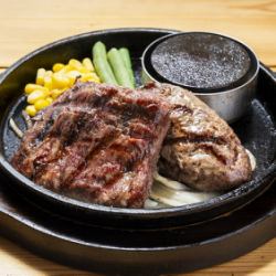 검은 털 일본소 100% 부처스 햄버거(100g) & 숯불 록 스테이크(100g)