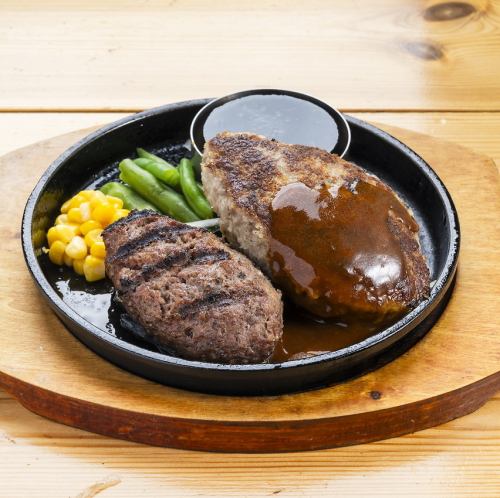 3 스타 데미 글라스 햄버거 (150g) & 검은 털 일본소 100 % 부처 햄버거 (100g)