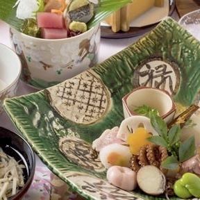 全10品◆おまかせ懐石「葛城」（かつらぎ）　12,500円(税込)