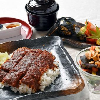 【ランチ】全5品◆かつめし膳「清流-せいりゅう-」　2,200円(税込)