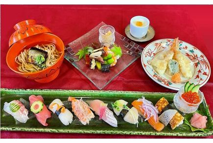 全5品【期間限定】にぎり膳「琴ーことー」 3,600円(税込)