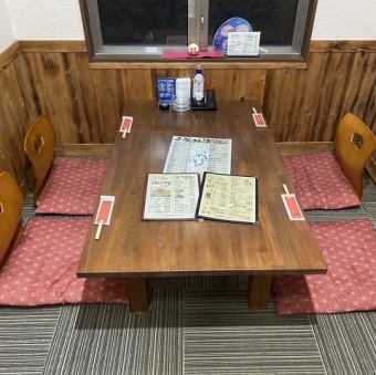 4名様用のお座敷もご用意しております。