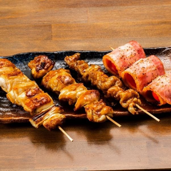 【串焼きセット】一本一本心を込めて作った大きいサイズの串焼きをご提供！
