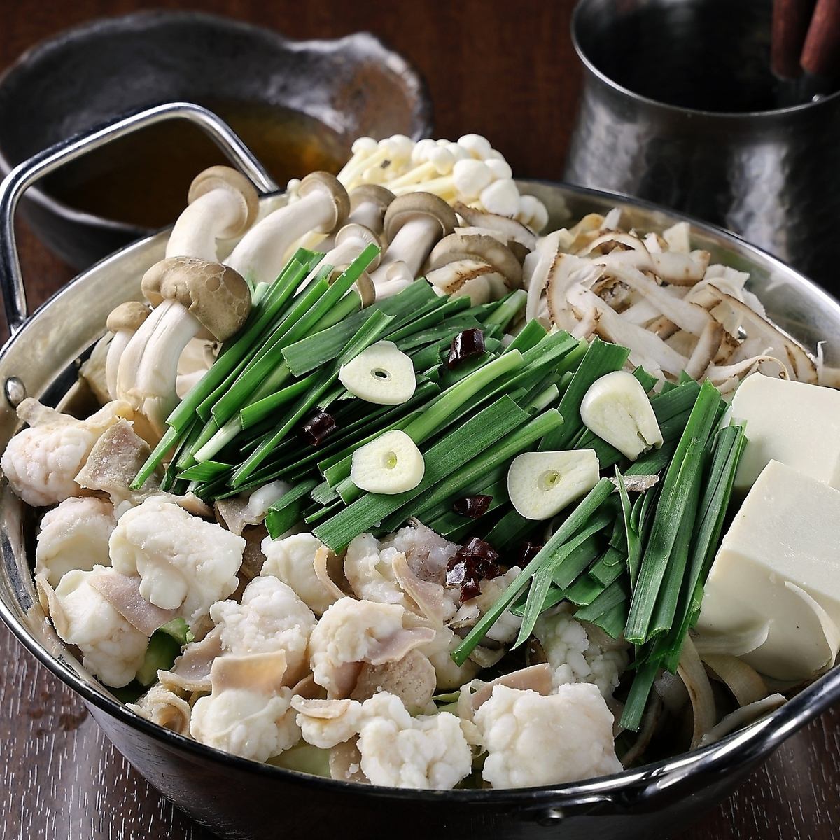 【飲み放題付】ボリューム満点『国産牛もつ鍋コース』