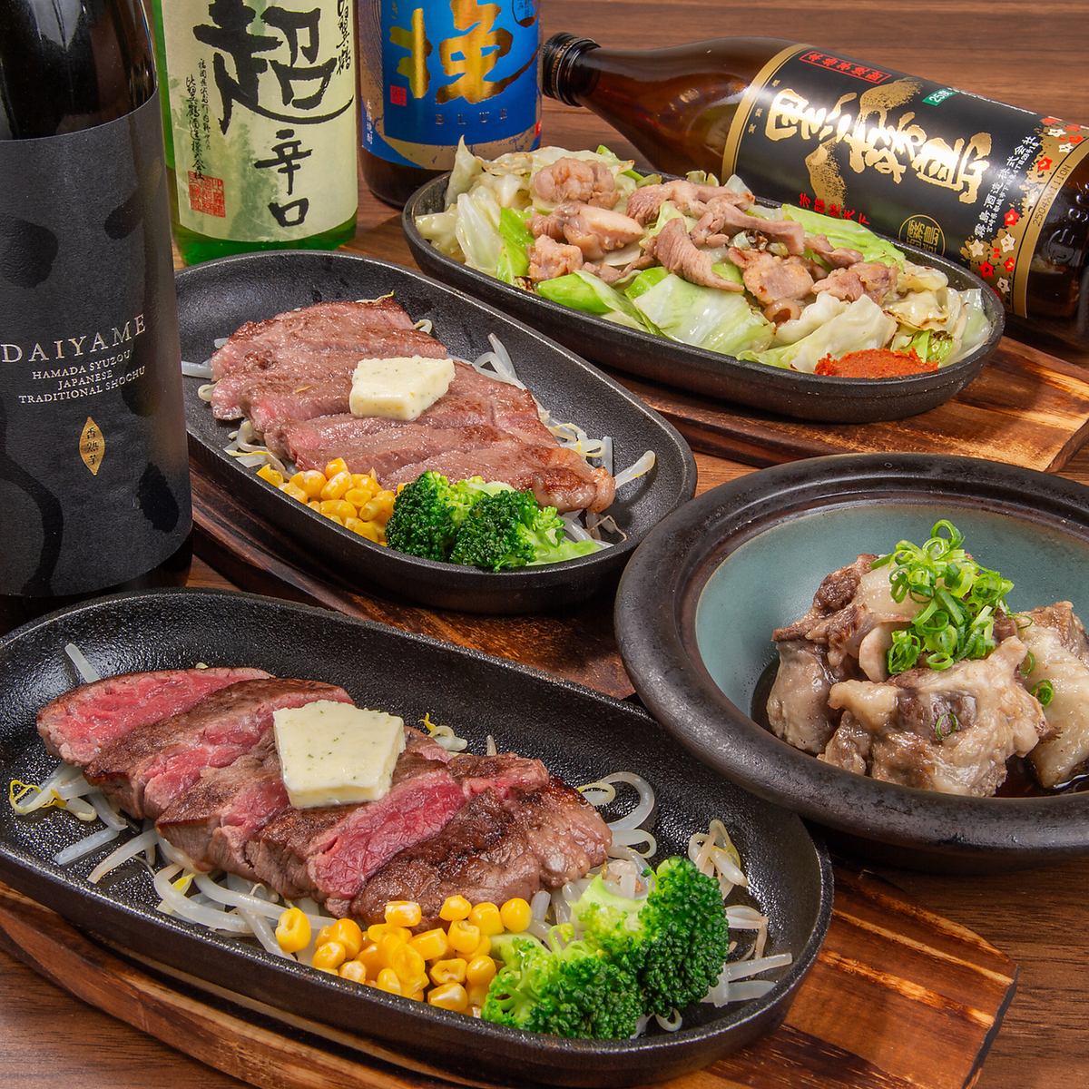 肉料理がたくさん！牛・豚・鶏・馬すべてご用意あります！