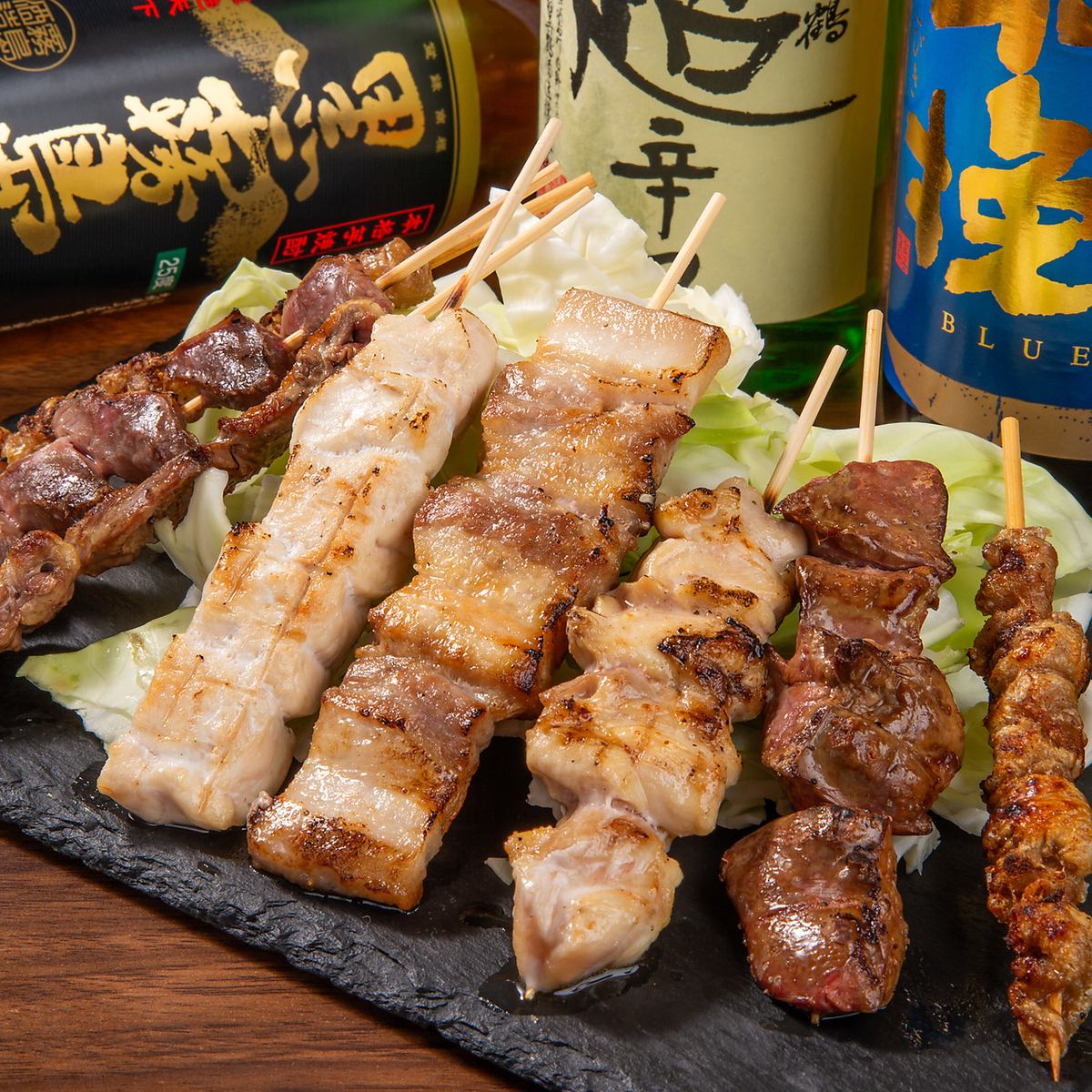焼き鳥もブランド豚の焼きとんもリーズナブルに食べられます！