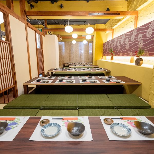 当店は 【全席個室】 でコンセプトは【肉と海鮮】の居酒屋となっております。大街道から徒歩30秒。二浪証券さんを八坂通り方面にすぐ。少し階段を下りた1階にございます。