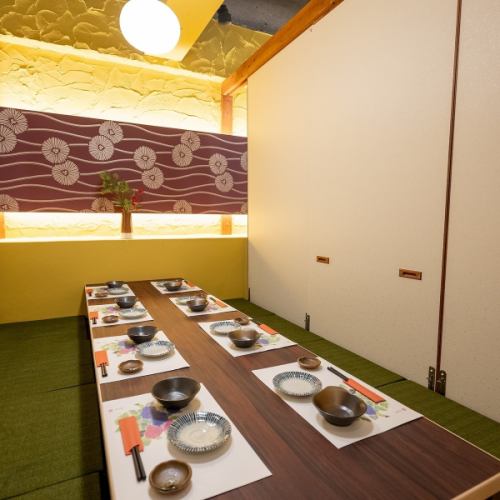 扉付き堀こたつの個室