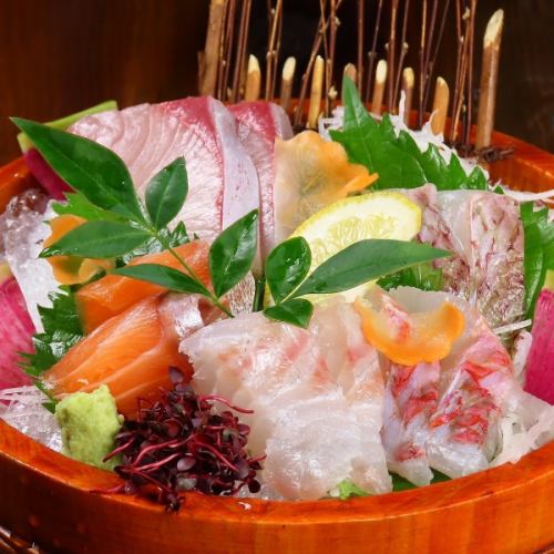 毎日仕入れをする為、当店の刺身は鮮度抜群です！