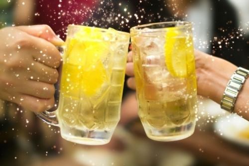 強炭酸ハイボールだからのどごしが違います！