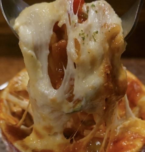 【기간 한정】 새우와 아보카도 토마토 크림 볼케이노 파스타