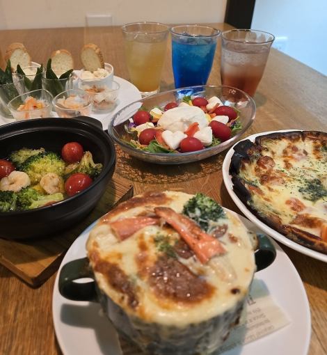 【선택할 수 있는 메인의 볼케이노 파티 플랜】무료 뷔페 120분 첨부!5500엔(부가세 포함)