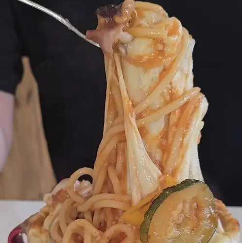 마다코와 여름 야채 토마토 볼케이노 파스타