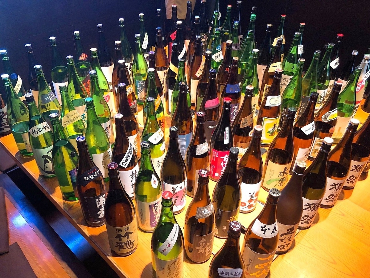【小倉随一の120種以上!】入手困難なお酒や季節のお酒をご用意!