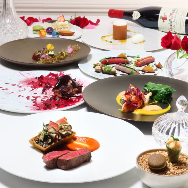 ディナーコース 【Menu Saison】落ち着いた雰囲気と美味しいフランス料理で大人の食通から称賛