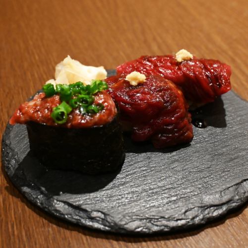 Assortment of three kinds of horse meat