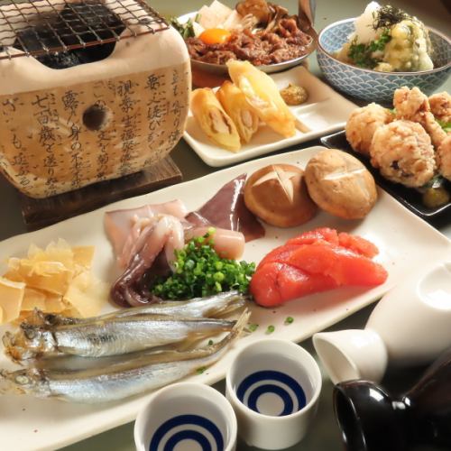 七輪盛り合せ