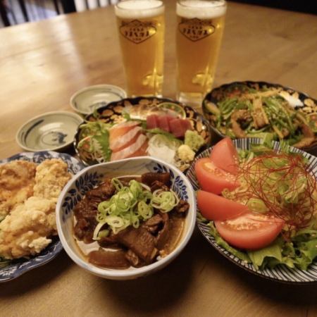 【3時間飲み放題付き4000円コース】
