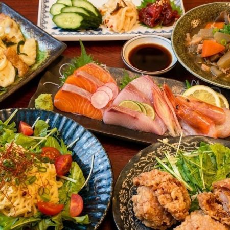 歓迎会にオススメ！【２時間飲み放題付き４０００円コース】