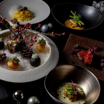 【2025年圣诞节】日式×意式圣诞早期晚餐套餐（11道菜）