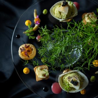 【12月～Dinner 当日予約可】　全7品 ”四季”