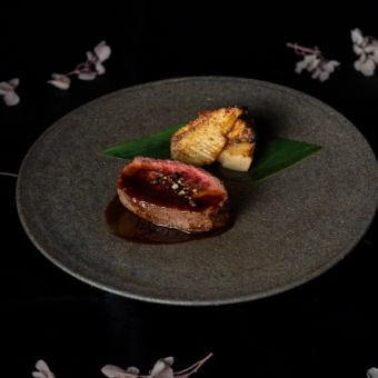 【Dinner フルコース】 ”桜色”全8品