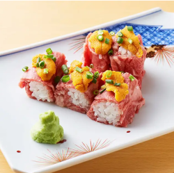生うにの牛巻き