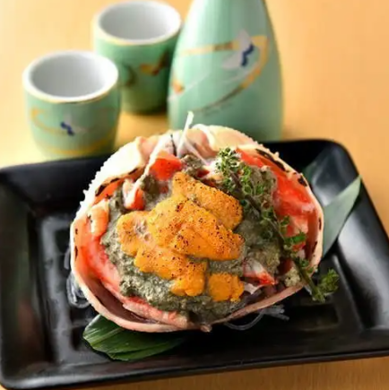 豪華蟹尽くしコース【16500円→8250円】蟹寿司/蟹甲羅焼き/蟹の蒸し物etc
