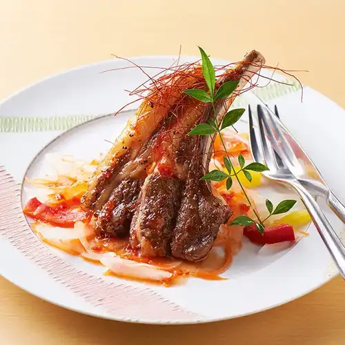 Bone-in lamb steak