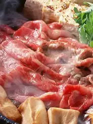 A5黒毛和牛すき焼き鍋