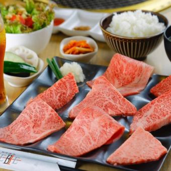[Lunch] Japanese beef ~Kanade~ carefully selected parts "8 pieces" lunch 3500 yen (tax included)