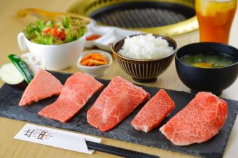 [午餐]和牛～奏～严选部位“5件”午餐2900日元（含税）