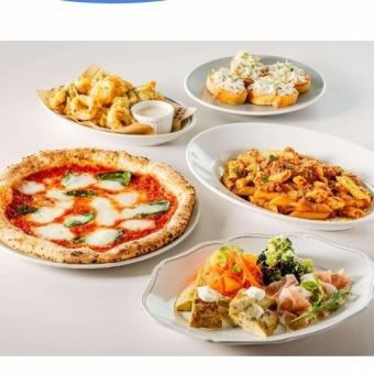 《120분 음료 무제한 첨부》부담없이 식사에 【캐주얼 코스】♪통상 5000엔⇒4000엔(부가세 포함)!