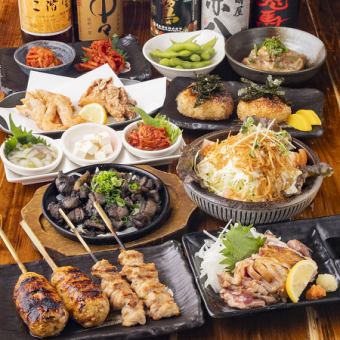 【最受歡迎】TORIDAN套餐 16道菜 120分鐘 【無限暢飲】 ★4800日圓⇒4300日元