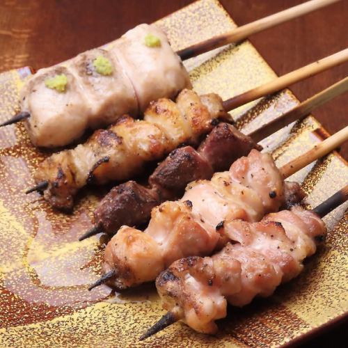 店主厳選5種焼き鳥