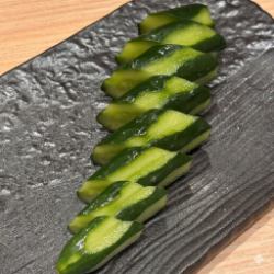 Pickled whole local cucumber