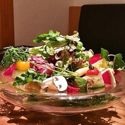 朝採れのお野菜を贅沢に◎