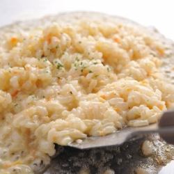 Iron plate risotto