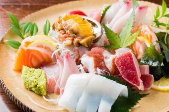 Assorted 5 pieces of sashimi